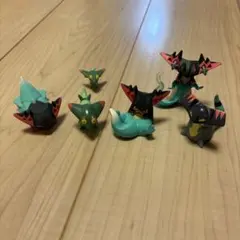 ポケモンキッズ 指人形 フィギュア ドラメシヤ ドロンチ ドラパルト 