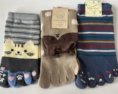 五本指ソックス　３点セット