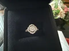 GRAFF スターフラワー K18天然ダイヤモンドリング 1.00ct Dカラー 