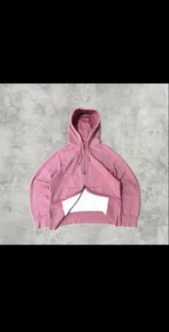 00s OLD UNIQLO zip up hoodie pink パーカー