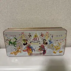 40周年 スチール缶 空き缶 空き箱 中身なし ディズニー