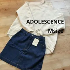 ADOLESCENCE デニム ミニスカート Mサイズ　新品未使用