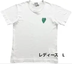PLAY COMME des GARCONS Tシャツ ホワイト L グリーンのサムネイル