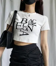 me+em select ミームセレクト ロゴショートTシャツ 即購入◎のサムネイル