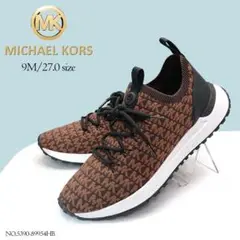 【美品】MICHAEL KORS マイケルコース 総柄 スニーカー メンズ 27