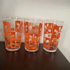 昭和レトロ　ガラスコップ　雪印　３個セット