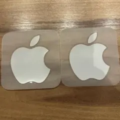 Appleロゴシール 2枚セット