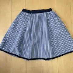 KUMIKYOKU スカート ストライプ
