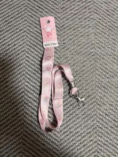 新品未使用 星のカービィ ネックストラップ ピンク 総柄タグ付き