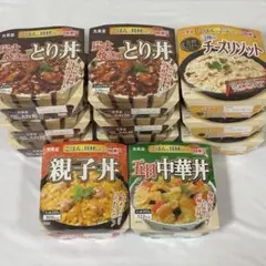 丸美屋 ごはん付き レトルト丼セット 詰め合わせのサムネイル
