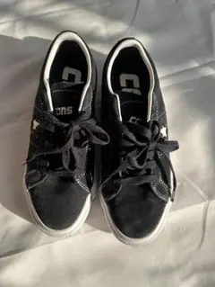 converse CONS ブラック スエード スニーカー 24