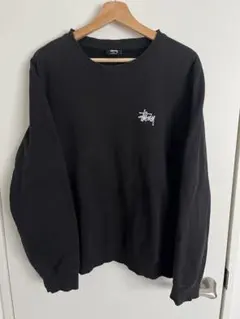 Stussy ブラック スウェット　Mサイズ