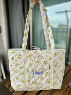 [売り尽くし] ハンドメイドキルトトートバッグ #1