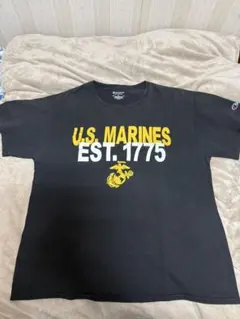 ★Champion U.S. Marines EST. 1775 Tシャツ 黒★