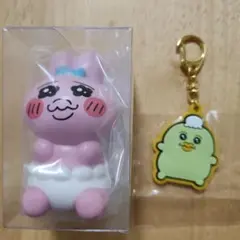 【中身のみ】おぱんちゅうさぎ　スクイーズマスコット　おすわり　ラバーキーホルダー