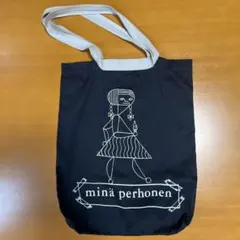 minä perhonen トートバッグ ブラックのサムネイル