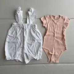 プティマイン　ロンパース　セット　サロペット