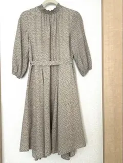 URBAN RESEARCH アーバンリサーチ ドット柄ハイネックワンピース