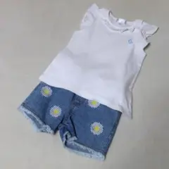 motherways Cathy 白ノースリーブシャツ　110サイズのサムネイル
