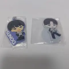 ENHYPEN SUNOOキーホルダー＆JUNGWONアクリルスタンド