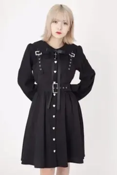 Ank Rouge アンクルージュ ハートボタンジャンスカ ジャンスカ