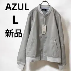 アズールバイマウジー　men's レザーライクジャケット