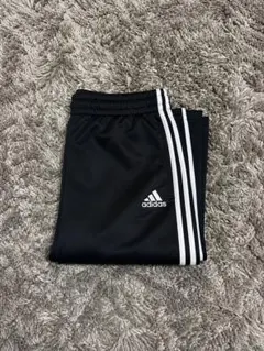 adidas ブラックジャージパンツ XL
