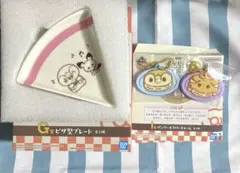 一番くじ ポケピース　G賞 ピザ型プレート I賞 パンケーキラバーチャーム