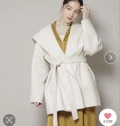 新品nano universe リバーショールミディコート