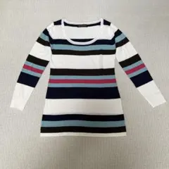 【未使用】 CECIL McBEE セシルマクビー 長袖 ボーダー チュニック