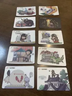 JR×CAPCOM カプ旅ステッカー 10枚セット
