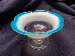 ドーム・ナンシー 阿蘭陀湖畔風景文 ボウル エナメル グリザイユ