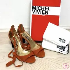 MICHEL VIVIEN スエード レースアップ サンダル 37 夏のサムネイル