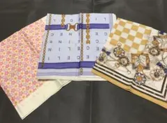 ブランドハンカチ 3枚 セリーヌ FENDI 美品