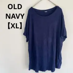 OLD NAVY 半袖チュニック 【XL】ネイビー 半袖 夏服 シンプル