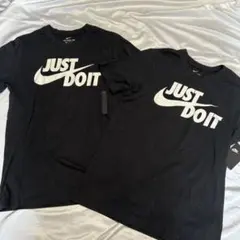 新品デッド　【M】Nike Tシャツ Just Do It スウッシュ　黒2枚のサムネイル