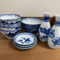 有田焼 茶碗 唐子柄 鍋島 13個セット 昭和 レトロ 食器 和食器 まとめ売りのサムネイル