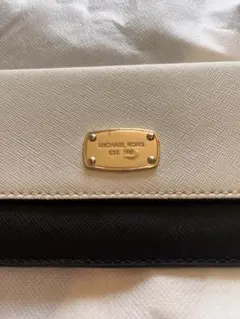 MICHAEL KORS ホワイト ブラック 長財布
