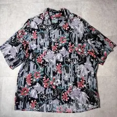 M新品未使用　ReynSpooner ✖️MARINES 米軍 限定コラボシャツ Reynspooner レインスプーナー アロハシャツ MARINES: SEMPER FI