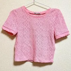 ZARA サマーニット半袖 Sサイズ