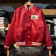 80s vintage 企業物 企業モノARISTO JAC ナイロンスタジャン