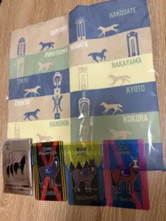 2025年GIレース優勝馬クリアカード3枚セット＋JRAウェルカムチャンスタオル