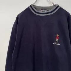 90s CHAPS Ralph Lauren ポロベア　フリース　スウェット　Mのサムネイル