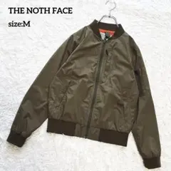 美品✨THE NOTH FACE ナイロンジャケット MA-1 カーキ M