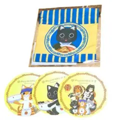 【未開封】ラーメン赤猫 PepperParlor 特典 巾着＆コースターセット