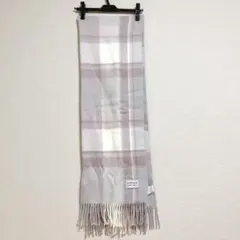 MISCHIMASCH ミッシュマッシュ チェックマフラー ピンク ラベンダー