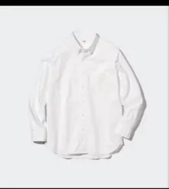 ユニクロ　オックスフォードシャツ（長袖）オフホワイト　M