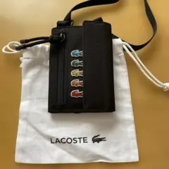 LACOSTE ブラック コインケース