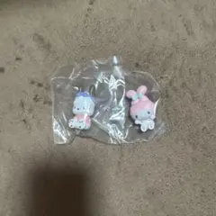 なりきりうさぎさんフィギュア マイメロ ポチャッコ 2個 セット売り