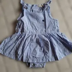 ポロ ストライプワンピース 80cm